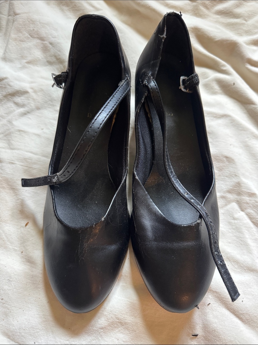 Black Dance Character Heels